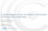 Collaborating to Solve the Nation’s Intractable Cybersecurity Challenges - Brian Barrios