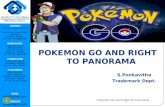 Pokemon go and right to panorama