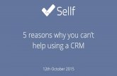 5 Reason Why You Can't Help Using a CRM for Sales