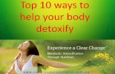 Top 10  way to help your body detoxify