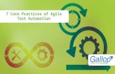 7 core practices of agile test automation