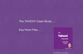 Yahoo case study, key note files