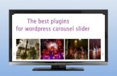 The best plugins  for wordpress carousel slider