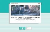 water quality management and control of water polution