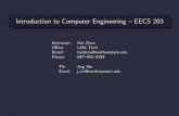 Introduction to Computer Engineering – EECS 203