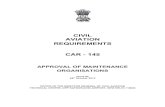 CIVIL AVIATION REQUIREMENTS CAR - 145