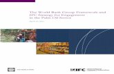 The World Bank Group Framework and IFC Strategy for ...