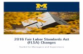 2016 FLSA Changes Supervisor Toolkit