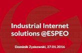 Industrial Internet Solutions for Manufacturing & Logistics