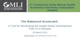 Balance scorecard Ethiopia AfHEA 2011- Rahel Gizaw.ppt
