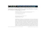 Genetics of quantitative and qualitative traits of isabgol (Plantago ...