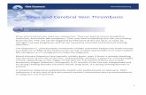 Sinus And Cerebral Vein Thrombosis - Clot Connect