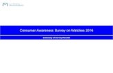 Consumer Awareness Survey on Watches 2016 - fhs.swiss