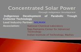 Indigenous Development of Parabolic Trough Collector Technology ...