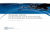 Trends 2015: Learning and Teaching in European Universities