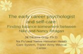 Early Career Psychologists and Self-Care