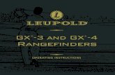 GX -3 and GX -4 Rangefinders