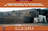 Conditions of Detention in the Prisons of Karnataka