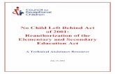 CEC's Technical Assistance Report on the No Child Left Behind Act ...