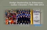 Dodge Dealership In Edmonton - Leduc Chrysler (780) 986-2051