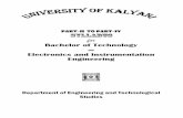 Syllabus for EIE Part-II to Part-IV