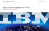 What being global really means - IBM