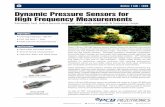 Dynamic Pressure Sensors for High Frequency Measurements