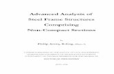 Advanced Analysis of Comprising Non-Compact Sections