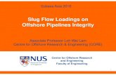 Slug Flow Loadings on Offshore Pipelines Integrity