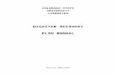 Colorado State University Library Disaster Recovery Plan Manual