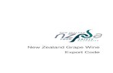 New Zealand grape wine export code