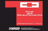 First Aid Requirements (1990)
