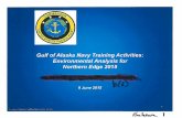 Gulf of Alaska Navy Training Activities: Environmental Analysis for