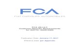 FCA US LLC Customer-Specific Requirements for ISO/TS 16949:2009