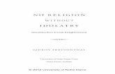 No Religion without Idolatry: Mendelssohn's Jewish Enlightenment