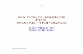 IFA CONCURRENCE FOR WORKS PROPOSALS