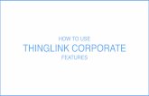 How To ThingLink Corporate Features
