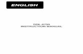 DDL-8700 INSTRUCTION MANUAL (ENGLISH)