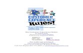 Customer Experience Rules! Sample rules book by Jeofrey Bean