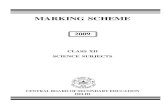 Marking Scheme - Science Subjects