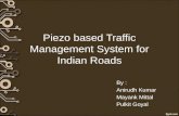 Piezo based Traffic Management System for Indian Roads