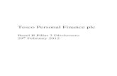 Pillar 3 Market Disclosures - Tesco Personal Finance plc