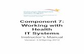 Component 7: Working with Health IT Systems