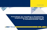 Freedom to conduct a business: exploring the dimensions of a ...