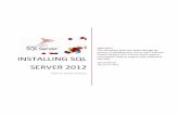Installing sql server 2012 failover cluster instance