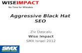 Ziv dascalu   aggressive black hat seo - smx israel 2012