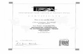 Advanced Certificate - International Trade