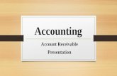 Account receivable presentation