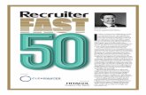 MTrec Recruitment enter the Recruiter Fast 50!