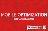 Optimization Mobile - Tendencias en Optimization Mobile 2016 #WebCongress